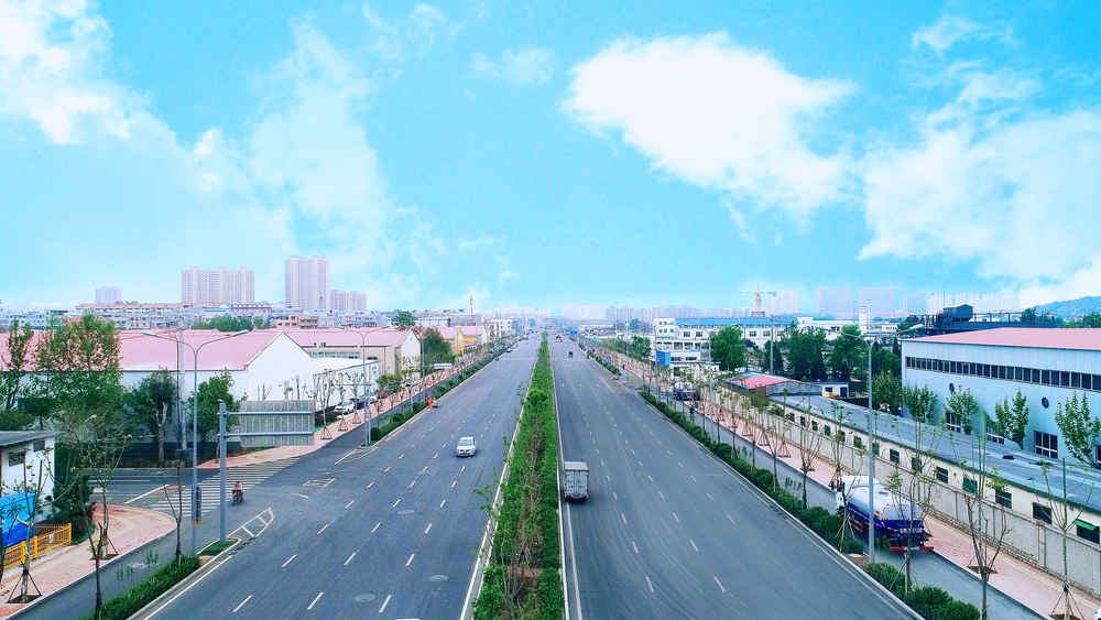 濟南市藍(lán)翔路道路改造工程施工